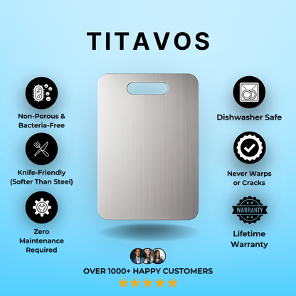 Titavos™ Titanium Cutting Board