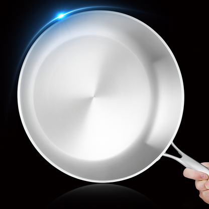 316L Stainless Steel Non-Coated Frying Pan